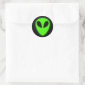 Sticker Alien vert brillant (Sac)