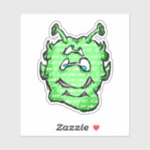 Sticker Alien Zippy Trippy (Feuille)