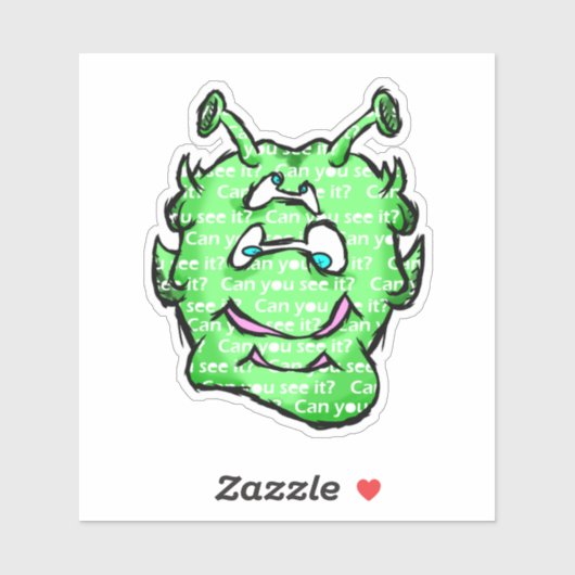 Sticker Alien Zippy Trippy (Feuille)