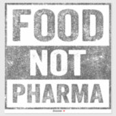 Sticker Alimentation non pharmaceutique Alimentation biolo (Feuille)