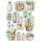 Sticker Alimentation saine (Devant)