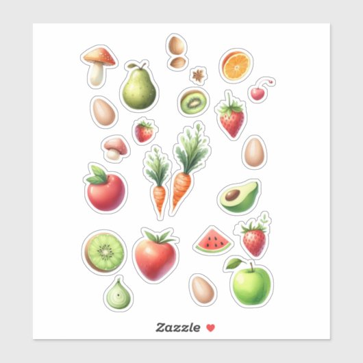 Sticker Aliments sains (Feuille)