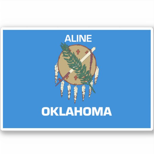 Sticker Aline Oklahoma (Devant)