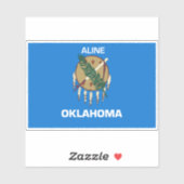 Sticker Aline Oklahoma (Feuille)