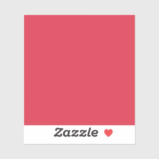 Sticker Alizarin (solid color) (Feuille)