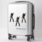 Sticker All Black Dancer #1 (Sur valise)