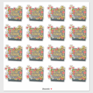 Sticker All the Flowers Festival Logo
