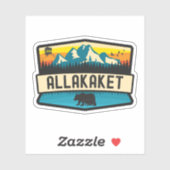 Sticker Allakaket, Alaska (Feuille)