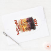 sticker Allbot Brothers Band /Bob's Saucer Repair (Enveloppe)