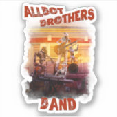 sticker Allbot Brothers Band /Bob's Saucer Repair (Devant)
