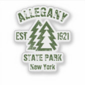 Sticker Allegany State Park New York (Devant)