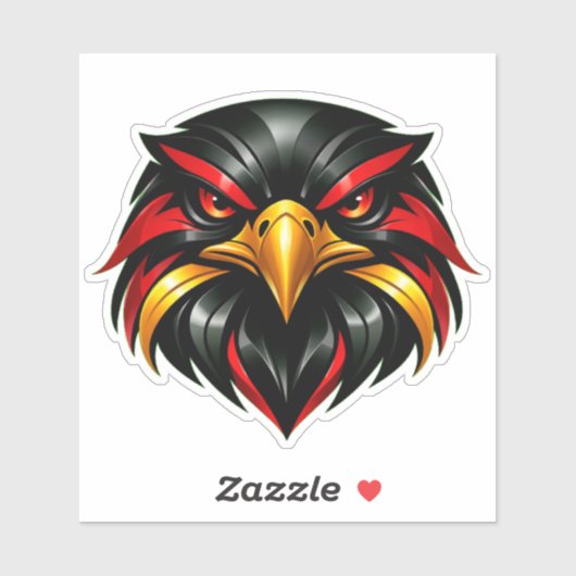 Sticker Allemagne Auto Aigle (Feuille)