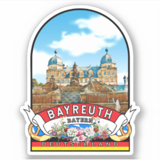 Sticker Allemagne de Bayreuth Vintages