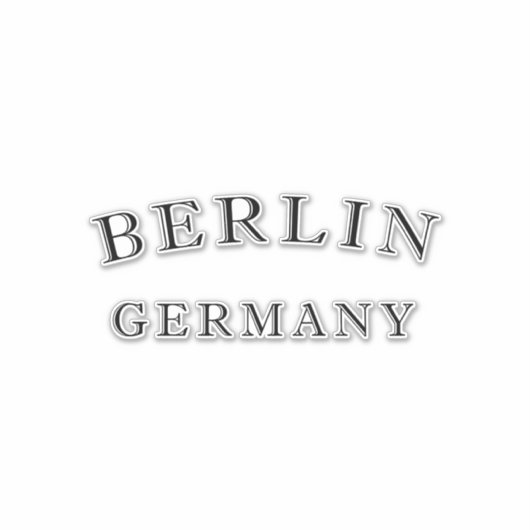 Sticker Allemagne de Berlin (Devant)