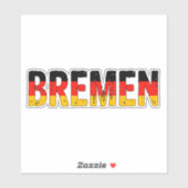 Sticker Allemagne de Brême (Feuille)