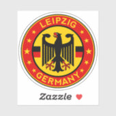 Sticker Allemagne, Leipzig (Feuille)