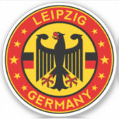 Sticker Allemagne, Leipzig (Devant)