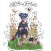 Sticker allemand Chasse Terrier (Jagdterrier) (Devant)