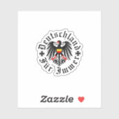 Sticker Allemand/Deutschland Forever/Aigle/Croix de fer (Feuille)