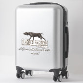 Sticker allemand pour pointeurs courts (GSP) (Sur valise)