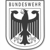 Sticker Allemand Retro Bundeswehr (Devant)