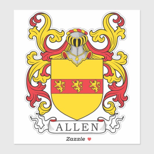 Sticker Allen Family Crest (Feuille)