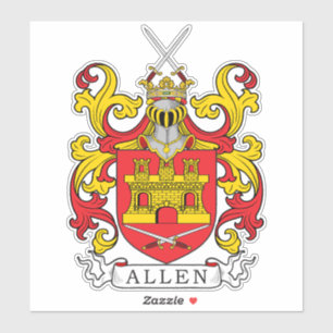 Sticker Allen Family Crest