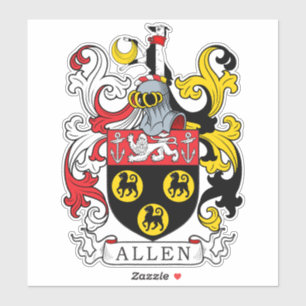 Sticker Allen Family Crest