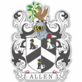 Sticker Allen Family Crest (Devant)