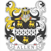 Sticker Allen Family Crest (Devant)