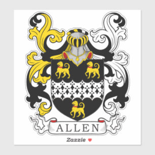 Sticker Allen Family Crest