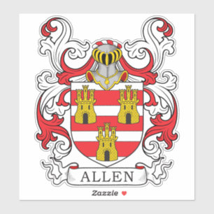 Sticker Allen Family Crest