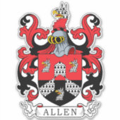 Sticker Allen Family Crest (Devant)