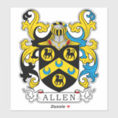 Sticker Allen Family Crest (Feuille)