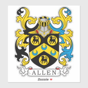 Sticker Allen Family Crest