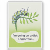 Sticker Aller à la diète (Devant)