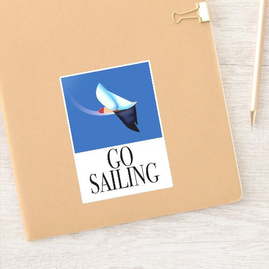 Sticker Aller faire de la voile (Carnet)