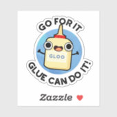 Sticker Aller Pour It Colle Peut Le Faire Drôle Colle Pun (Feuille)