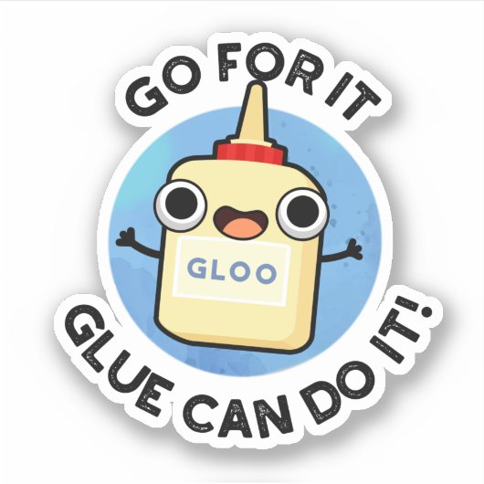 Sticker Aller Pour It Colle Peut Le Faire Drôle Colle Pun (Devant)