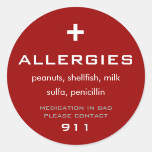 Sticker Allergies