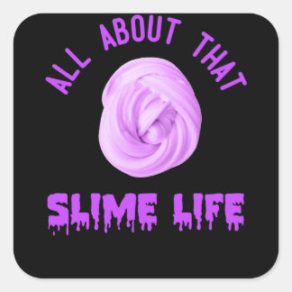 Sticker alles over dat slijmleven mooi ontwerp