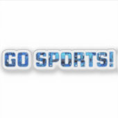 Sticker Allez les Sports ! (Devant)