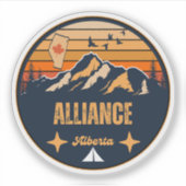 Sticker Alliance, Alberta (Devant)