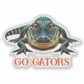 Sticker Alligator – Allez Gators (Devant)