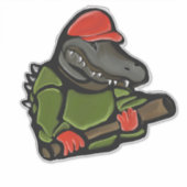 STICKER ALLIGATOR TRUMP 2025 (Devant)