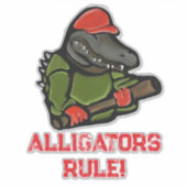 STICKER ALLIGATOR TRUMP 2025 (Devant)