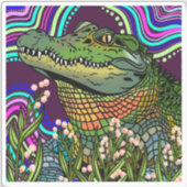 Sticker Alligator Vinyl (Recto)