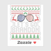 Sticker Allons Brandon Laid Sweater Patriotic (Feuille)
