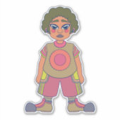 Sticker Allons dehors (Devant)