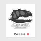 Sticker Allosaurus (Feuille)